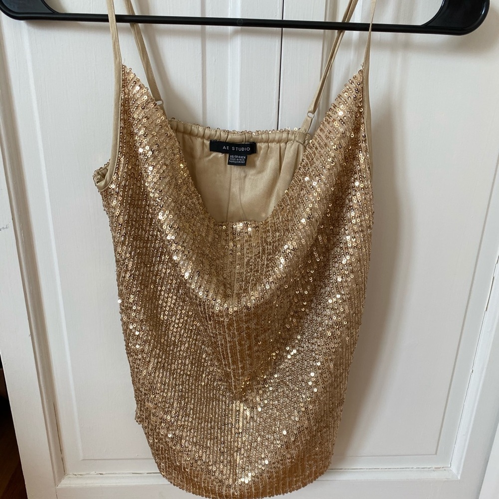 NWT American Eagle Cowl Neck Top